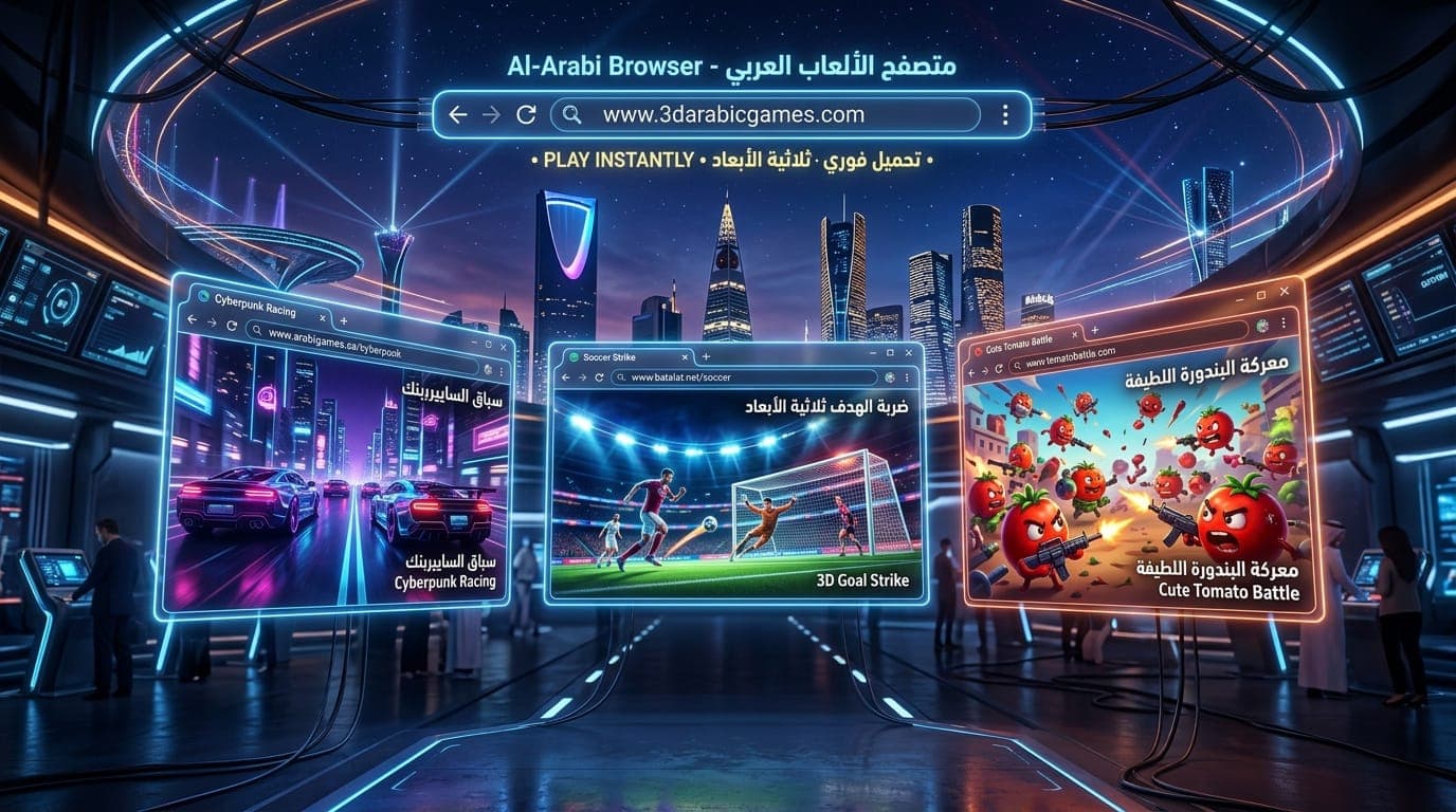 الدليل الشامل لألعاب المتصفح العربية 2026: سرعة، متعة، وجوائز حقيقية